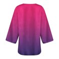 thumbnail image 4 of jjayotai Kimono Cardigans for Women, Dressy Solid 3/4 Sleeve Chiffon Open Front Lightweight Summer Fall Cardigan Sheer Beach Cover Up Pink XXXXXL, 4 of 4