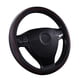 thumbnail image 1 of Funda para volante de coche de microfibra de piel sintética de 15 pulgadas (negro y rojo) 38 cm, 1 of 3