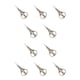 thumbnail image 3 of Tijeras de costura Riwesomey profesionales de acero inoxidable Bronce Azul 10Conjunto, 3 of 6