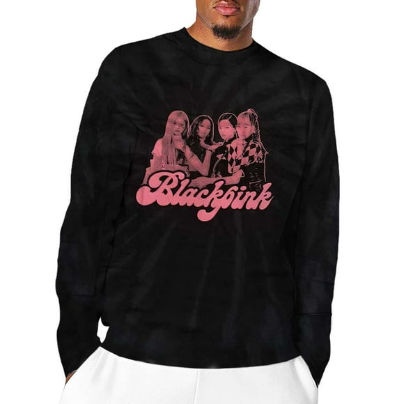BlackPink Adult Photograph Dip Dye Long-Sleeved T-Shirt