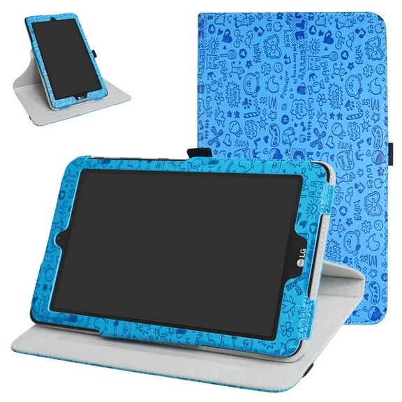 Labanema 8.0" LG G Pad X II 8.0 PLUS V530 Case, 360 Degree Rotary Stand 8.0" LG G Pad X II 8.0 PLUS V530 Cover, Anti Scratch Waterproof Protective Case for 8.0" LG G Pad X II 8.0 PLUS V530 (Blue)