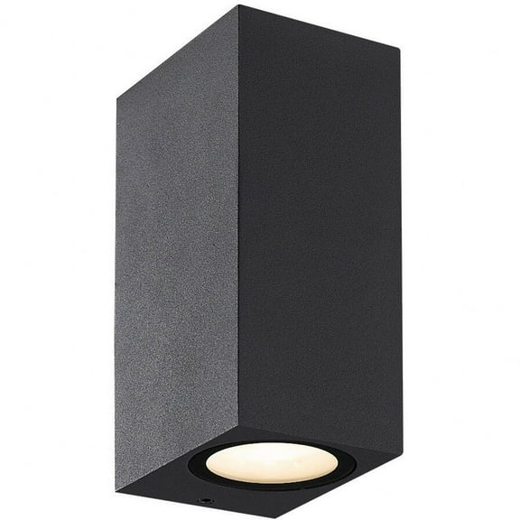 28290-025-Eurofase Lighting-Dale - 5.75 Inch 14W 2 LED Outdoor Wall Sconce-Graphite Grey Finish