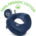 thumbnail image 2 of Almohada cervical de viaje BCOZZY de algodón orgánico con doble soporte, 2 of 9
