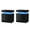 2 PACK-Black, variant on Hommpa Modern LED Nightstand with 2 Drawers High Gloss Led Light Bedside Table Storage White Night Table with Lights End Side Table with Drawer for Bedroom 20.5" Tall