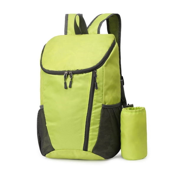 Travel Trekking Backpack – Hiking Pouch, Outdoor Day Bag | Waterproof Foldable Pack 20L for Camping Expedition Tracking Walking Fishing Scout Excursion Gear Women Men Teens Lightweight Use（green）
