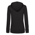 thumbnail image 2 of B&C - Sudadera con Cremallera para Mujer (Negro), 2 of 2