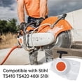 thumbnail image 4 of Arrancador de retroceso con cable de tracción de 31 pulgadas, conjunto de arranque de retroceso sin fuente de alimentación, compatible con Stihl TS410 TS420 480i 510i, reemplaza OEM 4238-190-0302, 4 of 8