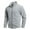 Gray, variant on asjyhkr Mens Sweatshirts Long Sleeve Fleece Lined Zipper Crew Neck Breathable Thermal Running Workout Gym Shirts