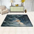 thumbnail image 2 of Winter Snowman Soft Polyester Area Rug 72''x48'', Non Slip, Memory Foam, Water Absorbent, 2 of 7