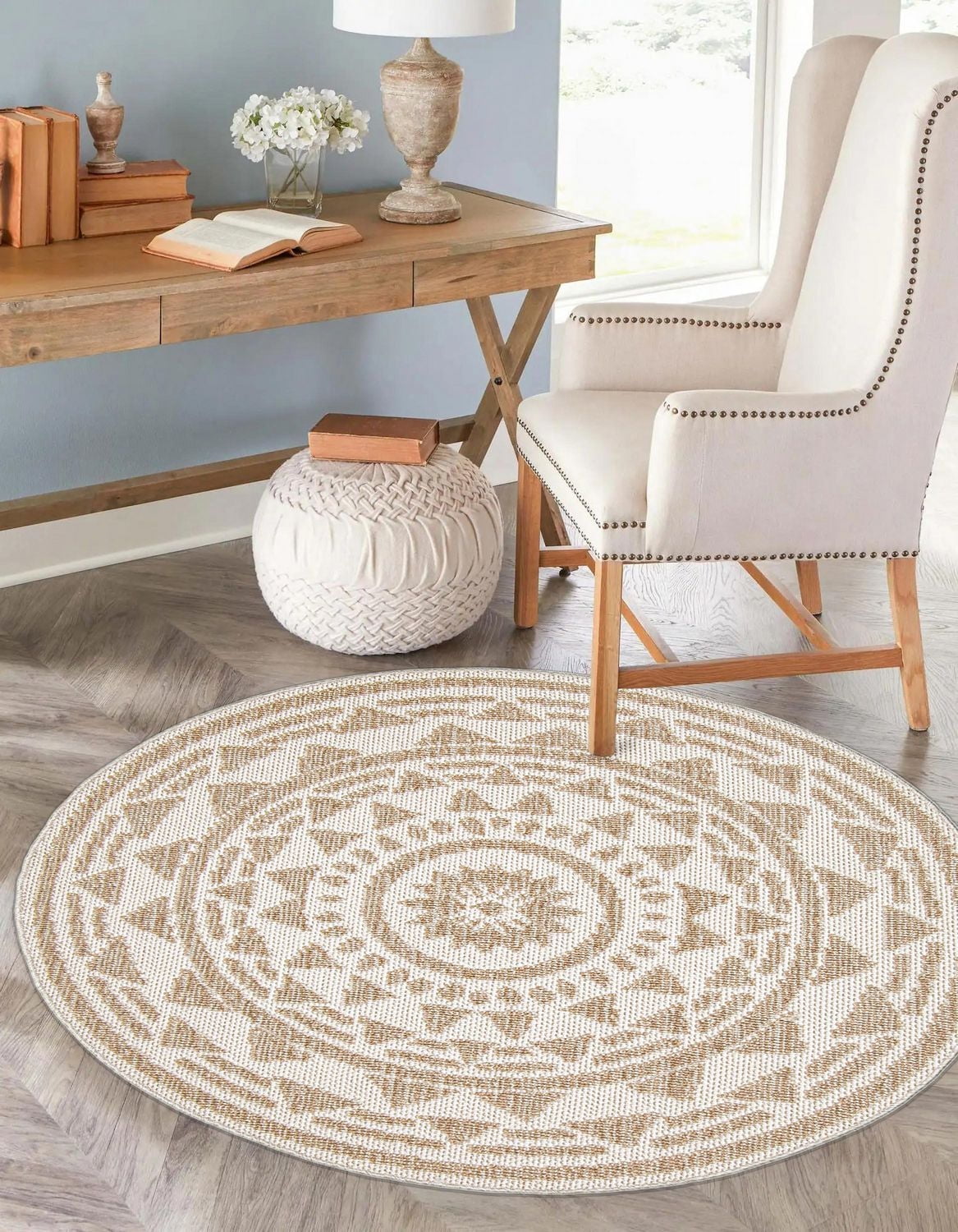 ECARPET Jute Style Area Rug for Bedroom, Living Room, Dining Room Finley Collection