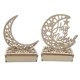 thumbnail image 1 of juegos de lámparas de madera LED de Ramadán, linterna LED de Ramadán, luces de decoración de Ramadán, linternas de estrella de media luna de decoración para fiestas de regalos de Eid Mubarak (20*14 cm) Zhivalor BST3040841-3, 1 of 5