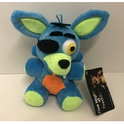 Five Nights At Freddy's Neon Blue Foxy Plush Toy - 6.5"