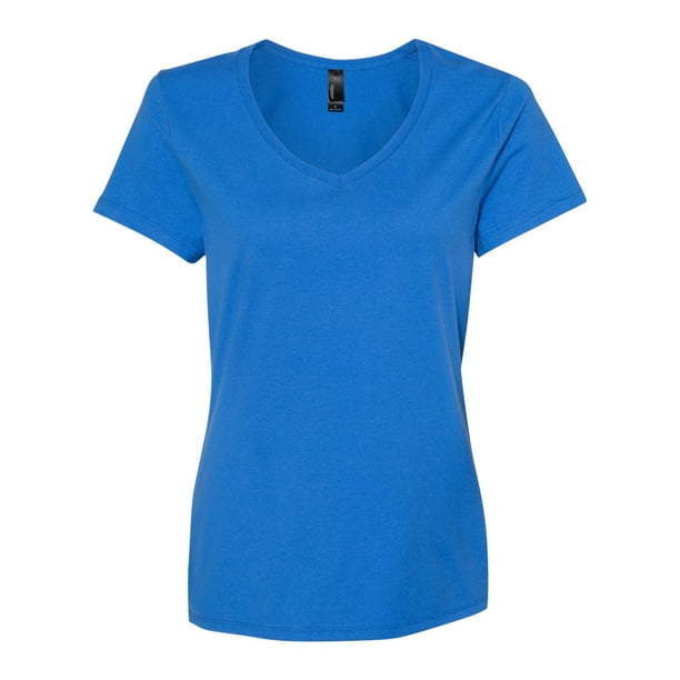 hanes v neck t shirt women