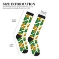 thumbnail image 2 of Lsque Corn Pattern Sport Compression Socks for Men & Women 15-20 mmHg Knee High Nurse Pregnant Running Medical and Travel Athletic, 2 of 6