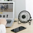 thumbnail image 3 of 4 Inch Home Office Desktop 360 Degree Rotatable Usb Mini Fan Portable Usb Fan, 3 of 8