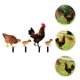 thumbnail image 4 of 4 estacas de acrílico para gallinero de jardín, decoración para gallinero, estaca decorativa para jardín, 4 of 7