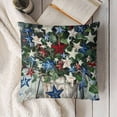 thumbnail image 3 of SHANXI Eucalyptus Floral Stars Decorative Pillow Covers for Sofa Couch 22x22in, 3 of 5