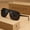 BlackGray, variant on Large Frame Fashionable Sunglasses With UV Protection, Reduce Glare, Decorate Face Shape, Brand Packaging, Perfect Gift Item