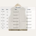thumbnail image 3 of BLVB Boys Girls Fuzzy Fleece Vest Sherpa Warm Winter Sleeveless Button down Kids Jackets Coats with Pockets(Khaki,6-7 Years), 3 of 5
