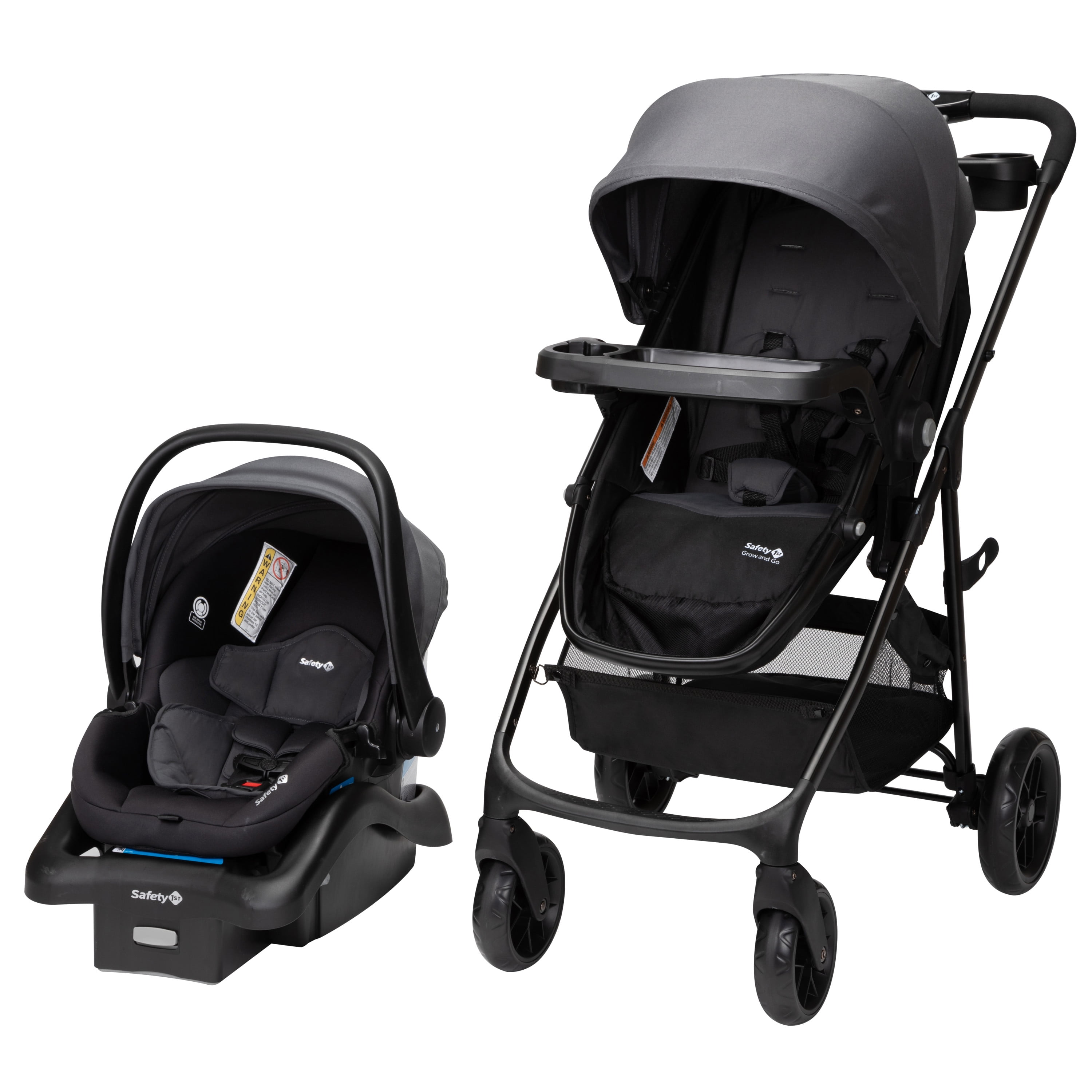 Safety 1st Safety 1ˢᵗ Grow and Go Sprint 8-in-1 Modular Travel System, Alloy