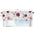 thumbnail image 2 of Watercolor Floral Burgundy Wine and Pink 54" Window Valance by Sweet Jojo Designs, 2 of 4