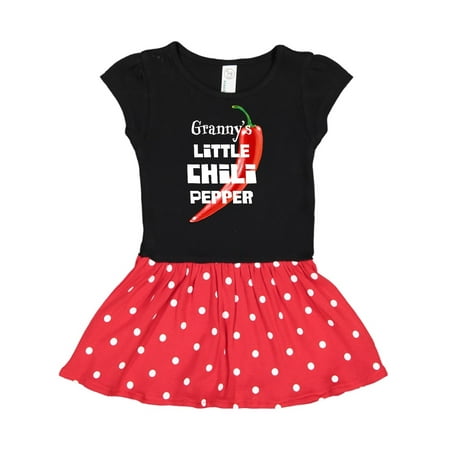 

Inktastic Granny s Little Chili Pepper Gift Toddler Girl Dress