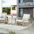 thumbnail image 2 of Ulax Furniture Patio Aluminum Square Side Table Non-Rust Accent End Table, 2 of 6