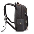 thumbnail image 4 of KAUKKO Sac à Dos de Voyage Extérieur pour Hommes Randonnée Camping Sac à Dos en Toile (Toile Noir), 4 of 5