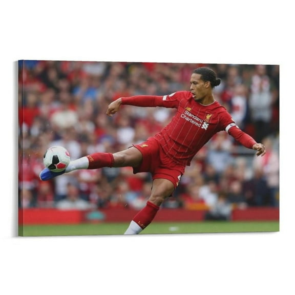 Virgil Van Dijk Canvas Poster Canvas Wall Art Poster Decorative Bedroom Modern Home Print Picture Artworks Posters 16x24inch(40x60cm)