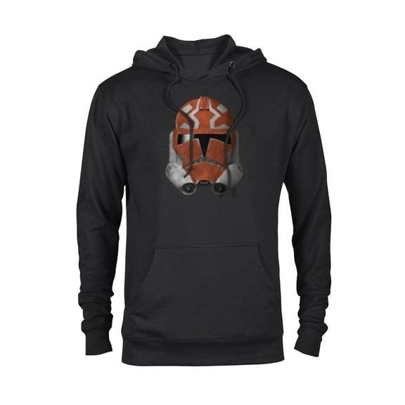 Star Wars The Clone Wars 332nd Ahsoka Trooper Distressed - Pullover Hoodie for Adults - Customized-Black