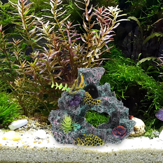 unbranded Adorno De Coral Multicolor Para Acuario Con De Resina Y Para