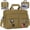 Khaki(15.6in), variant on RAINSMORE 17.3 Inch Laptop Bag for Men Messenger Bag Business Laptop Briefcase with MOLLE System Large Travel,Khaki