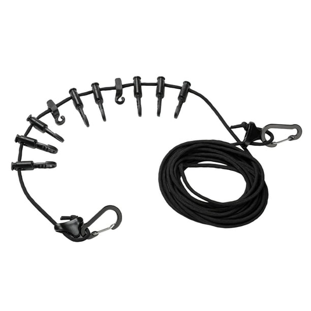 Outdoor Bungee Clothesline Elastic Clothesline Adjustable Lanyard