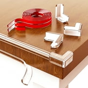 Baby Proofing, 9.8ft Clear Edge Protector Strip, MoHern Safety Corners and Edge Protectors for Cabinets, Tables, Drawers