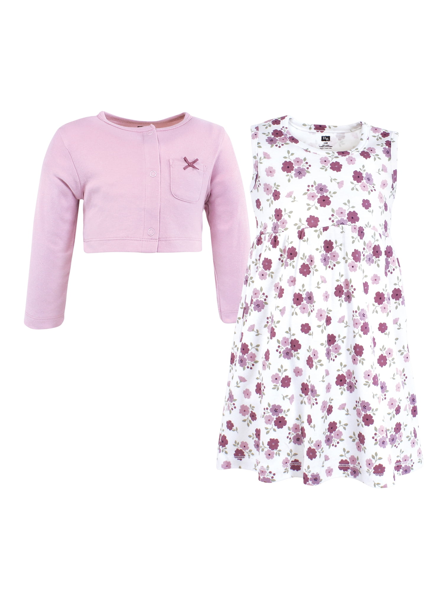 Hudson Baby Dress and Cardigan, Sizes 18 Months- 5T
