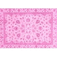 thumbnail image 1 of Ahgly Company Indoor Rectangle Abstract Pink Modern Area Rugs, 7' x 10', 1 of 4