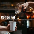thumbnail image 2 of Glass Pour Over Coffee Maker Set with Reusable Stainless Steel Drip Filter Elegant Coffee Dripper Pot Glass Carafe and Permanent Stainless Steel Filter[400ml], 2 of 5