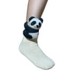 thumbnail image 2 of Animal Socks, Sloth Socks 3D Knit Animal Sock for Women, Double-Layer Cotton Funny Christmas Hugging Sock, Winter Socks (Panda #675), 2 of 15