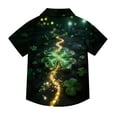 thumbnail image 4 of hengsof Children's Button Down Shirt with Novel Print Fashionable Short Sleeve Shirt Pocket Shirt, 4 of 7