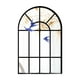 thumbnail image 2 of Espejo de pared con ventana arqueada, espejo decorativo de pared, marco de madera, marco negro, ventana B, 2 of 8