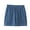 Blue, variant on Lenpel Women's Plus Size Pajama Shorts Casual Elastic Waist Pull on Boxer Sleep Lounge Shorts Comfy Pj Bottoms with Pockets