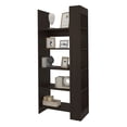 thumbnail image 4 of Modern Walnut 5-Tier Open Bookcase for Home & Office Display Storage Shelf, 4 of 7