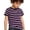 Purple, variant on SUYIDA Stylish Striped Short Sleeve Tee With Chest Pocket For Boys And Girls Comfortable Casual And Play Wear Purple,2-3 Years