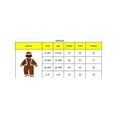 thumbnail image 4 of Baby Sweetie Newborn Baby Boy Girl Christmas Jumpsuit Long Sleeve Gingerbread Man Romper with Hat Fall Clothes, 4 of 8