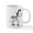 White, variant on CafePress - Z Is For Zebra Mug - 11 oz Ceramic Mug - Novelty Coffee Tea Cup