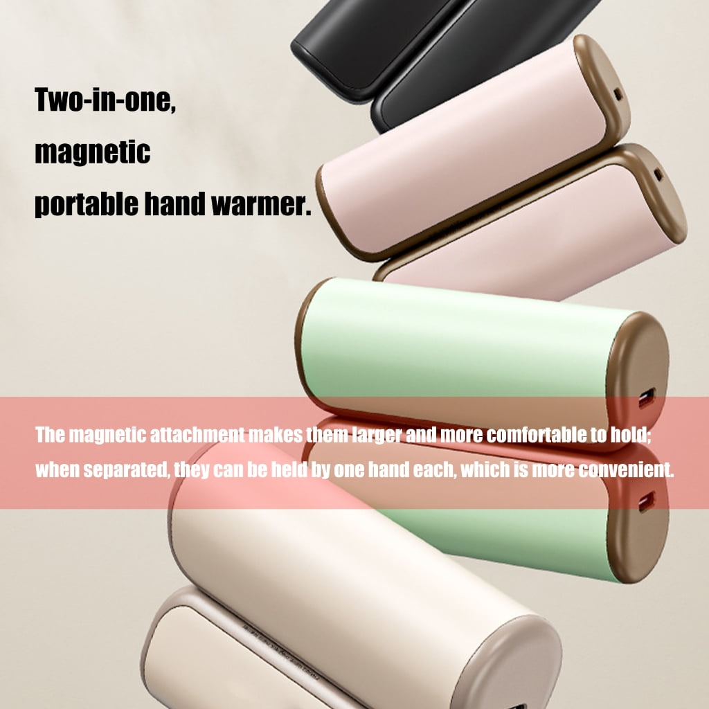 Double Sided Electric Hands Warmers With Attachment Adjustable Heating