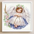 thumbnail image 3 of Kit Con Forma Especial Parcial Ángel 5D DIY 30x30cm, 3 of 9