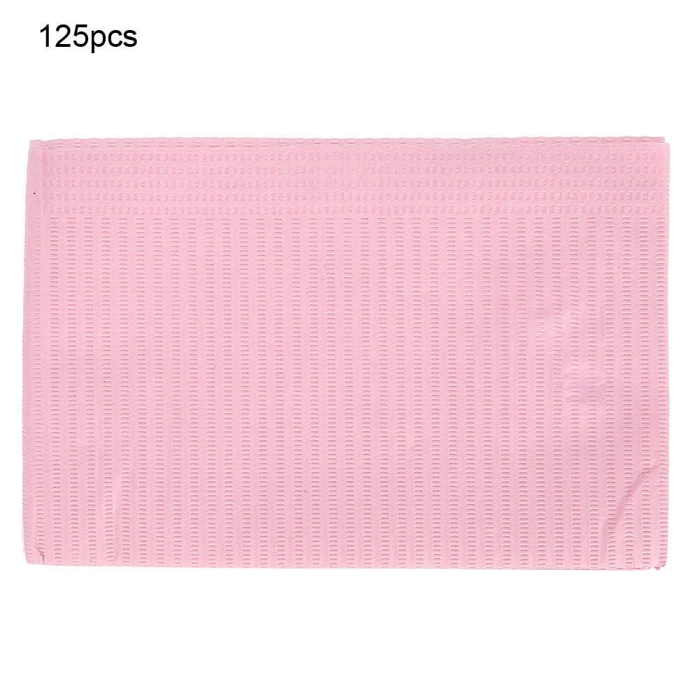 125pcs Tattoo Pad, Manicure Cleaning Mat, Disposable Nail Art Table Mat,  3-Layer Foldable Nail Mat, Water Resistant Manicure Pad, Hygiene Desk Mat,  Multi-Purpose Portable Cleaning Mat For Beauty Art Tool