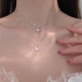 thumbnail image 1 of Collar De Clavícula De Circonita Cadena De Estrella Luna Para Mujeres Accesorios De Joyería collares para mujer Gao Jiahui unisex, 1 of 2