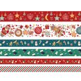 thumbnail image 4 of 6 uds cinta adhesiva decorativa Washi de Navidad pegatina para álbum de recortes Ndcxsfigh Libre de BPA, 4 of 5